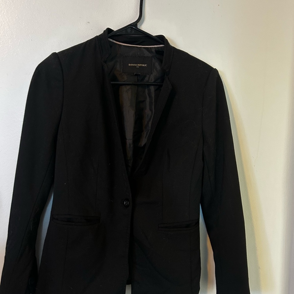 Banana Republic Classic Black Blazer Jacket